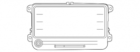 Монитор, дисплей VW Passat 20-22