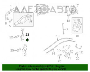 Педаль тормоза Mitsubishi Outlander Sport ASX 10-23 с датчиком