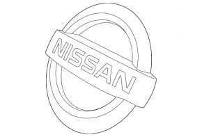 Эмблема значок решетки радиатора Nissan Maxima A36 16-18 дорест
