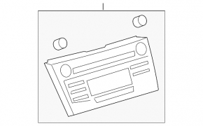 Головное устройство Toyota Camry v40 07-09