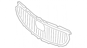 Решетка радиатора grill Mazda 6 18-20 голая