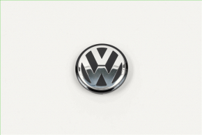 Capac central de roată pentru VW Jetta 11-18 SUA negru cu crom, tip 1