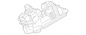 Ручка крышки багажника наружная Mercedes W211 02-09 сломана защелка