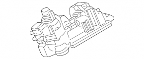 Ручка крышки багажника наружная Mercedes W211 02-09 сломана защелка