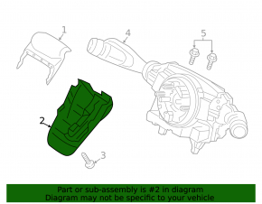 Обрамление рулевой колонки в сборе Volvo XC90 16-26 черное