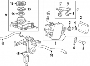 Бачок ГТЦ Honda CRV 23-26 HEV с крышкой