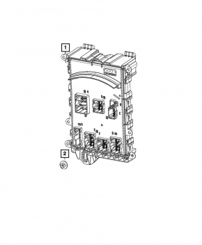BCM Body Control Module Jeep Grand Cherokee WL 21-23