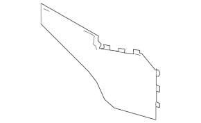 Ornament consolă centrală, lateral, dreapta, Nissan Kicks 21-24