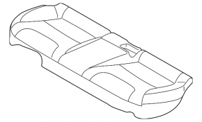 Scaun spate, al doilea rând, Kia Niro 23-26 PHEV, combinat, negru