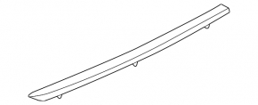 Bara spate Audi A4 B9 17-18 s-line mată