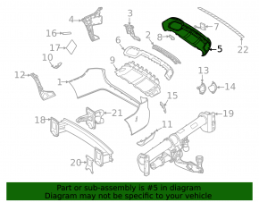 Губа заднего бампера Mercedes X167 GLS 450 580 24-26 AMG pkg, без фаркопа