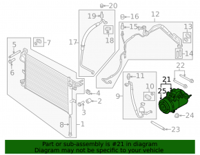 Компрессор кондиционера Ford Explorer 11-19 3.5 7SBH17C
