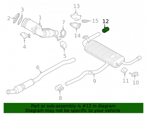 Ornament eșapament stânga pentru BMW X2 F39 18-23 cromat
