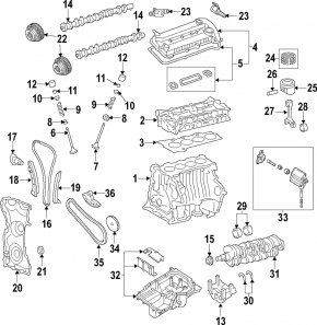 Коленвал Ford Escape 17-19 2.0Т К:52.00 Ш:52.00