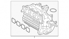 Коллектор впускной Toyota Avalon 13-18 2.5 hybrid