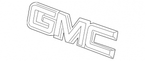 Эмблема логотип GMC решетки радиатора GMC Terrain 18-21 красная