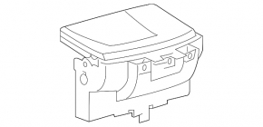 Suport de pahar de buzunar pentru Lexus ES350 07-09, negru
