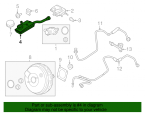 Бачок ГТЦ Ford Transit Connect MK2 13-23 с крышкой