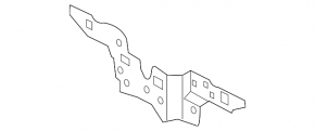 Кронштейн замка капота Mazda CX-9 16-23