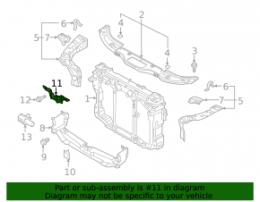Кронштейн замка капота Mazda CX-9 16-23