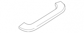 Накладка центральной консоли VW CC 13-12 серая, потерта