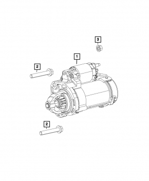 Starter Chrysler Pacifica 17-3.6