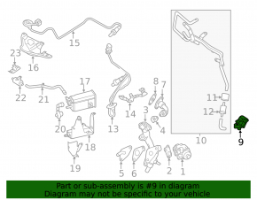 Клапан соленоид вакуумный Mitsubishi Outlander 14-21