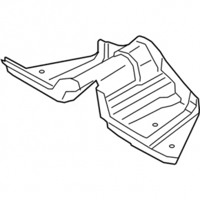 Защита бензобака Ford Mustang mk6 15-23
