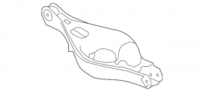 Рычаг поперечный под пружину задний левый Mazda6 09-13