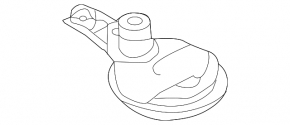 Маслоприемник Nissan Rogue 14-20 2.5