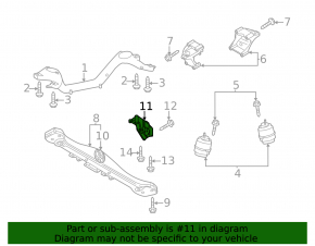 Suport cutie de viteze automată Audi Q7 4L 10-15