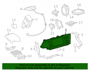 Монитор, дисплей, навигация Toyota Avalon 13-14 JBL