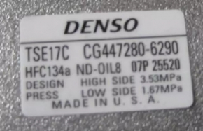 Компрессор кондиционера Toyota Camry v50 12-14 2.5 usa