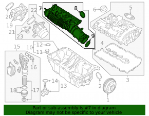Коллектор впускной BMW X1 F48 16-19 B46