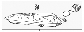 Поворотник левый Honda Pilot 16-18