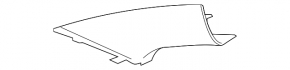 Накладка передней стойки правая верхняя BMW X7 G07 19-22 Canberra-beige