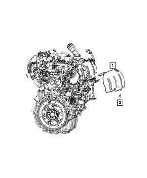 Защита впускного коллектора Jeep Grand Cherokee WL 22-26 PHEV