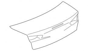 Крышка багажника Mitsubishi Lancer 10-17