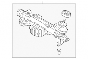 Bară de direcție VW Jetta 11-18 SUA EPS