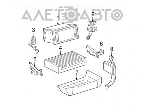 Amplificatorul Lexus ES300 ES330 Pioneer