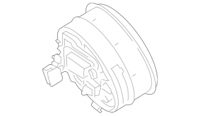 Airbag volan Mercedes X247 GLB 20-22 negru