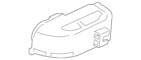 Conductă de aer pentru carcasa filtrului de aer, stânga, BMW 5 G30 17-23 M5, S63, mijloc