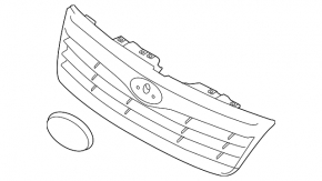 Решетка радиатора grill Subaru Forester 11-13