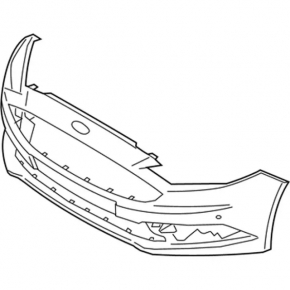 Бампер передний голый Ford Fusion mk5 17-18