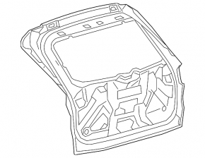 Дверь багажника голая Ford Escape MK4 23-26