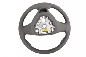 Руль голый Chevrolet Cruze 16-19 резина черный, без кнопок и лепестков