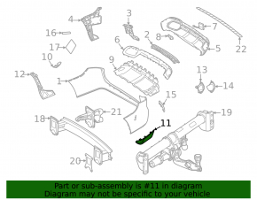 Накладка губы заднего бампера правая Mercedes X167 GLS 450 580 20-26 AMG pkg