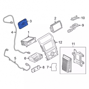 COMMUNICATION CONTROL MODULE Lincoln MKZ 13-14