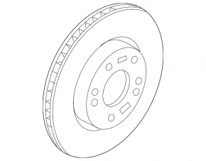 Диск тормозной передний левый Hyundai Sonata 20-26 305/25мм, HEV