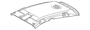 Обшивка потолка Toyota Prius 20 04-09 серая